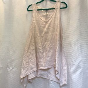 Hard Tail peach linen tank/tunic